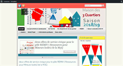 Desktop Screenshot of m3q.centres-sociaux.fr