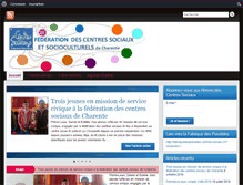 Tablet Screenshot of charente.centres-sociaux.fr