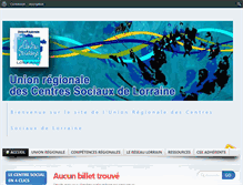 Tablet Screenshot of lorraine.centres-sociaux.fr