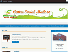 Tablet Screenshot of matissecalais.centres-sociaux.fr