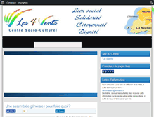 Tablet Screenshot of newsletterles4vents.centres-sociaux.fr
